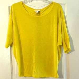 Candie’s, Bright Yellow size L shirt